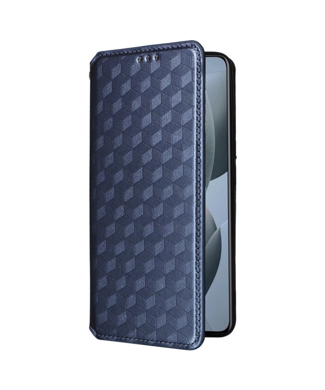 Housse Poco X6 Pro flip cover design géométrie