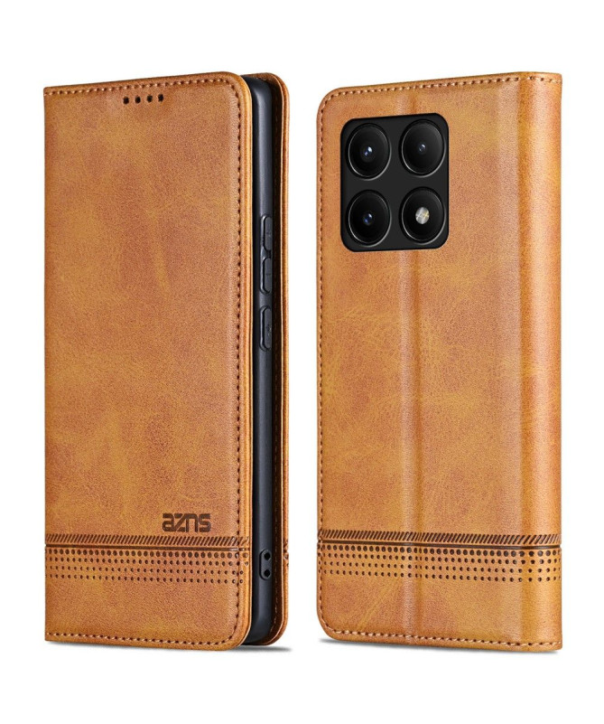 Housse Poco X6 Pro AZNS Rabat Porte-Cartes