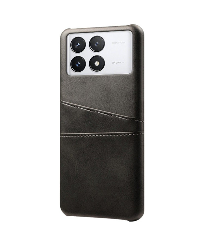 Coque Poco X6 Pro Porte Cartes Simili Cuir Basique