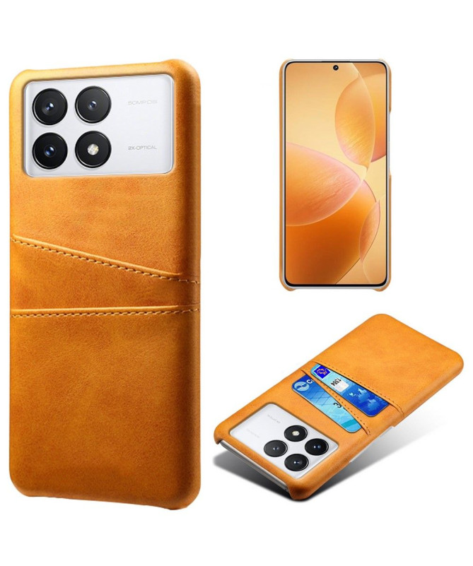 Coque Poco X6 Pro Porte Cartes Simili Cuir Basique