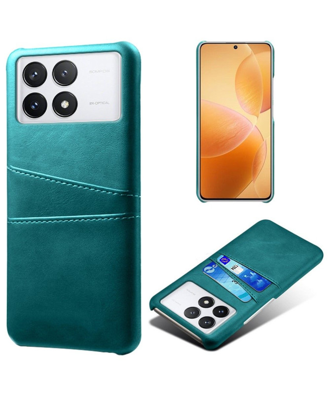 Coque Poco X6 Pro Porte Cartes Simili Cuir Basique