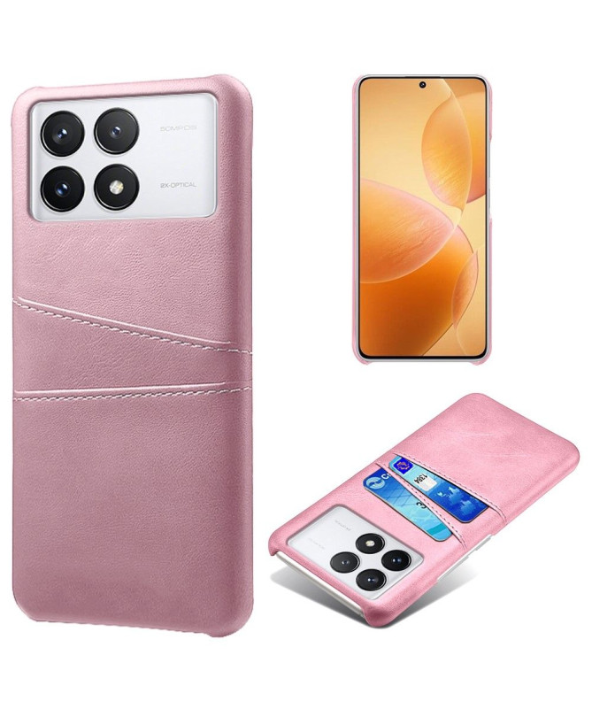 Coque Poco X6 Pro Porte Cartes Simili Cuir Basique