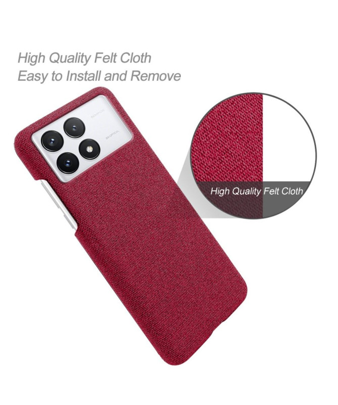 Coque Poco X6 Pro revêtement tissu
