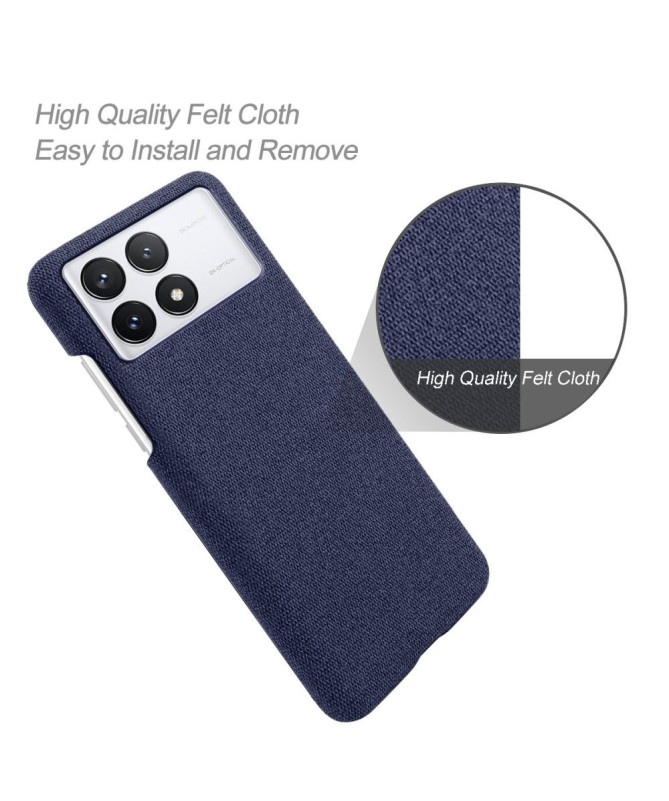 Coque Poco X6 Pro revêtement tissu