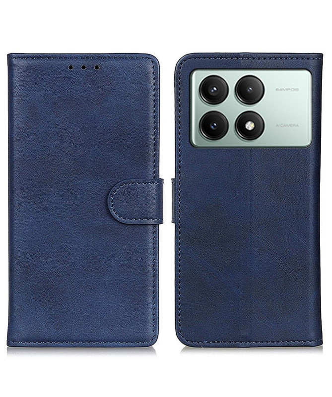 Housse Poco X6 Pro Marius effet cuir mat