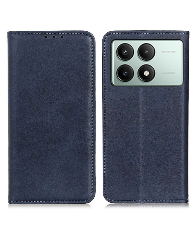 Housse Poco X6 Pro Simone Flip simili cuir vieilli