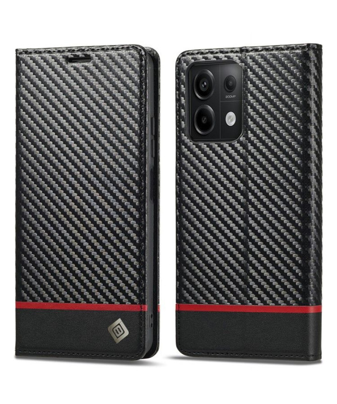 Étui Xiaomi Redmi Note 13 Pro 5G / Poco X6 texture fibre de carbone