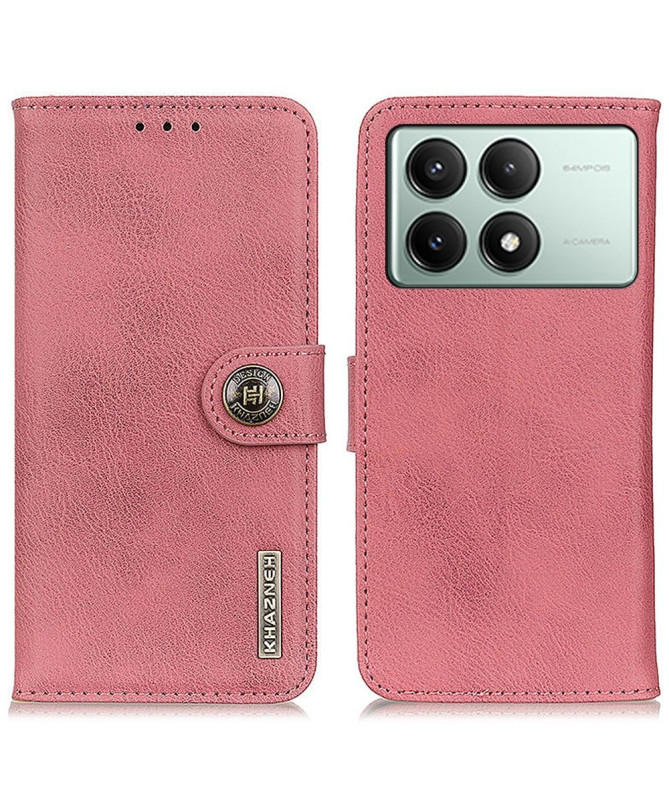 KHAZNEH - Housse Poco X6 Pro imitation cuir