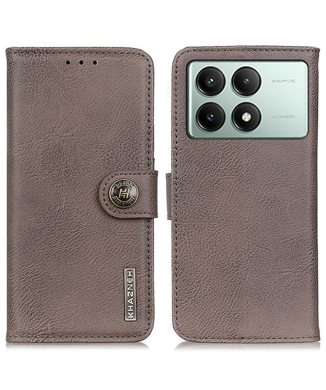 KHAZNEH - Housse Poco X6 Pro imitation cuir