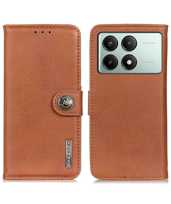 KHAZNEH - Housse Poco X6 Pro imitation cuir
