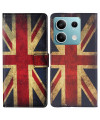 Housse Xiaomi Redmi Note 13 Pro 5G / Poco X6 Drapeau Anglais Vintage