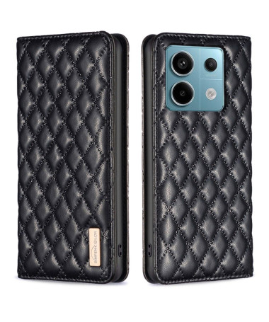 Xiaomi Redmi Note 13 Pro 4G / Poco M6 Pro 4G - Flip Cover Matelassé BINFEN