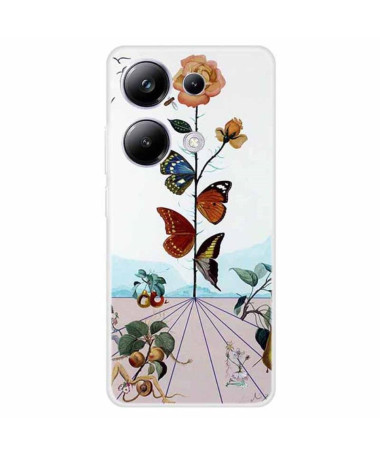 Coque Xiaomi Redmi Note 13 Pro 4G / Poco M6 Pro 4G Papillons Colorés