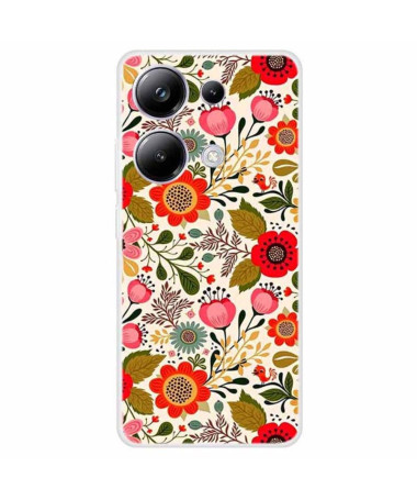 Coque Xiaomi Redmi Note 13 Pro 4G / Poco M6 Pro 4G Fleurs Colorées