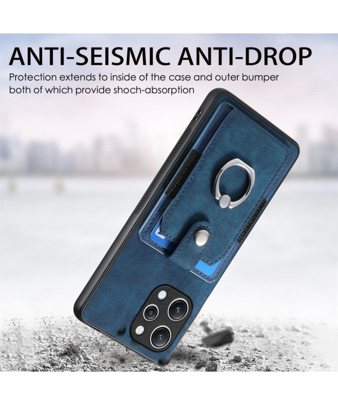 Coque Xiaomi Redmi 12 5G / Poco M6 Pro 5G avec Fentes et Anneau