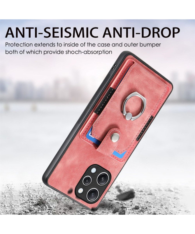 Coque Xiaomi Redmi 12 5G / Poco M6 Pro 5G avec Fentes et Anneau