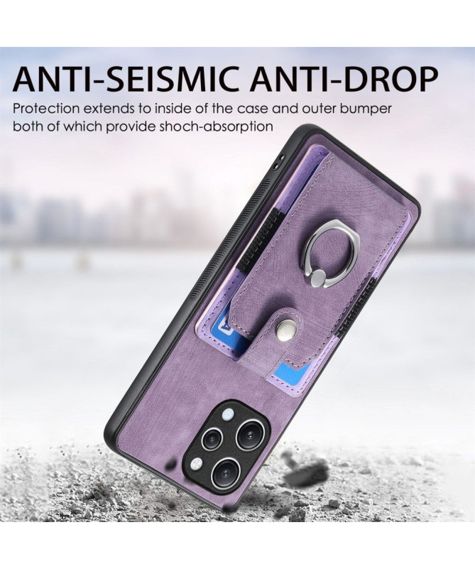 Coque Xiaomi Redmi 12 5G / Poco M6 Pro 5G avec Fentes et Anneau