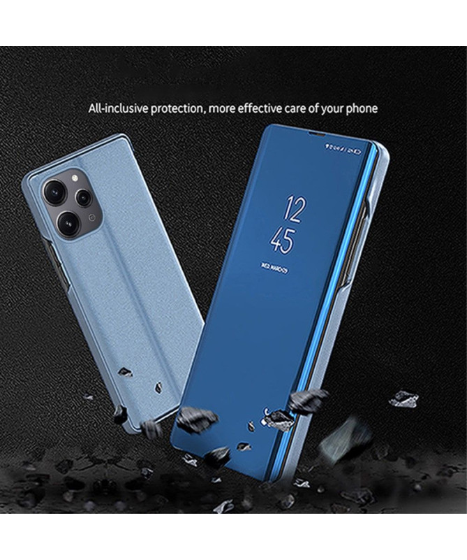 Coque Xiaomi Redmi 12 / Poco M6 Pro 5G avec rabat effet miroir