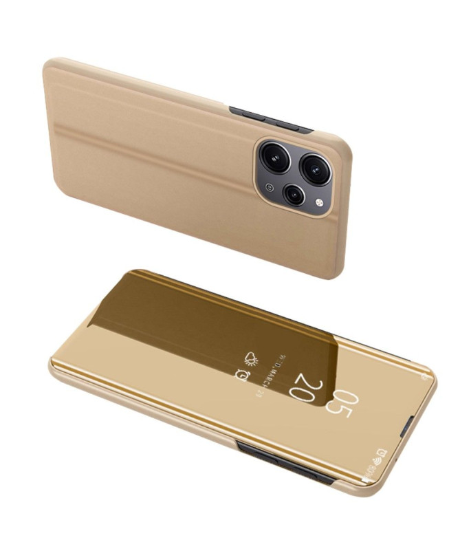 Coque Xiaomi Redmi 12 / Poco M6 Pro 5G avec rabat effet miroir