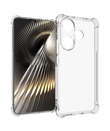 Coque Poco F6 transparente angles renforcés