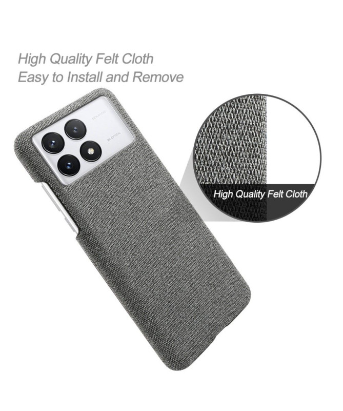 Coque Poco F6 Pro revêtement tissu