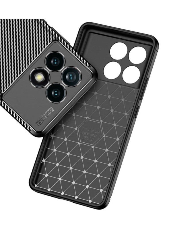 Poco F6 Pro - Coque design fibre de carbone