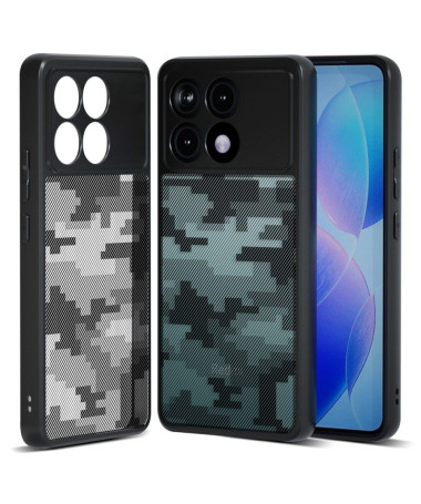 Coque Poco F6 Pro camouflage pixel