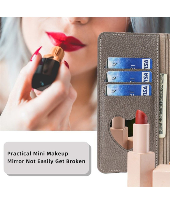 Étui Poco F6 portefeuille avec chaîne