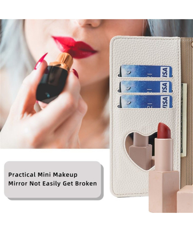 Étui Poco F6 portefeuille avec chaîne