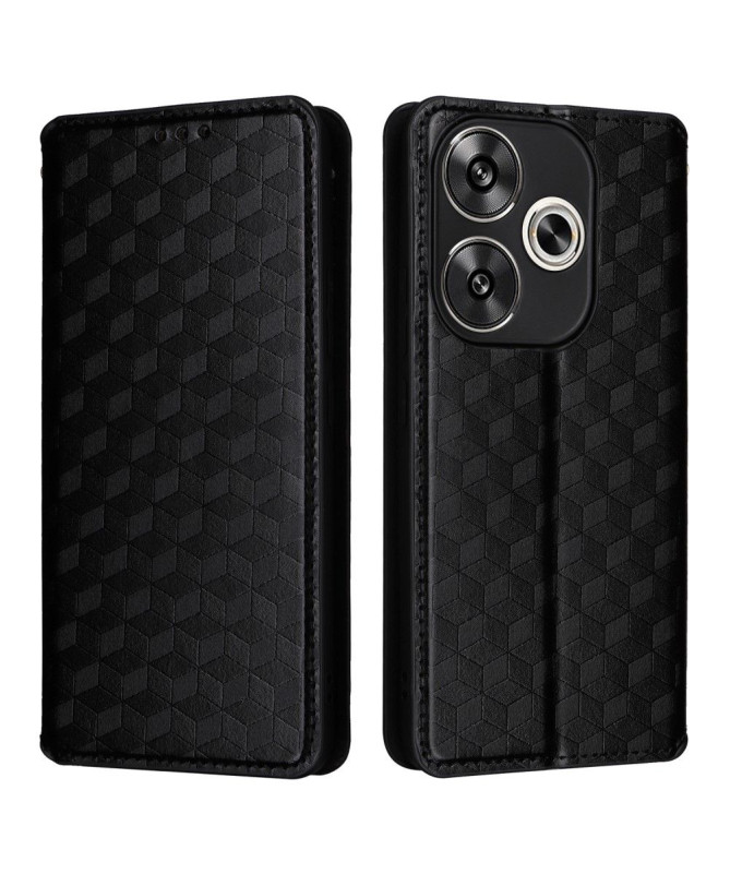 Housse Poco F6 flip cover design géométrie
