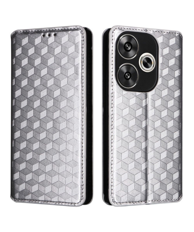 Housse Poco F6 flip cover design géométrie