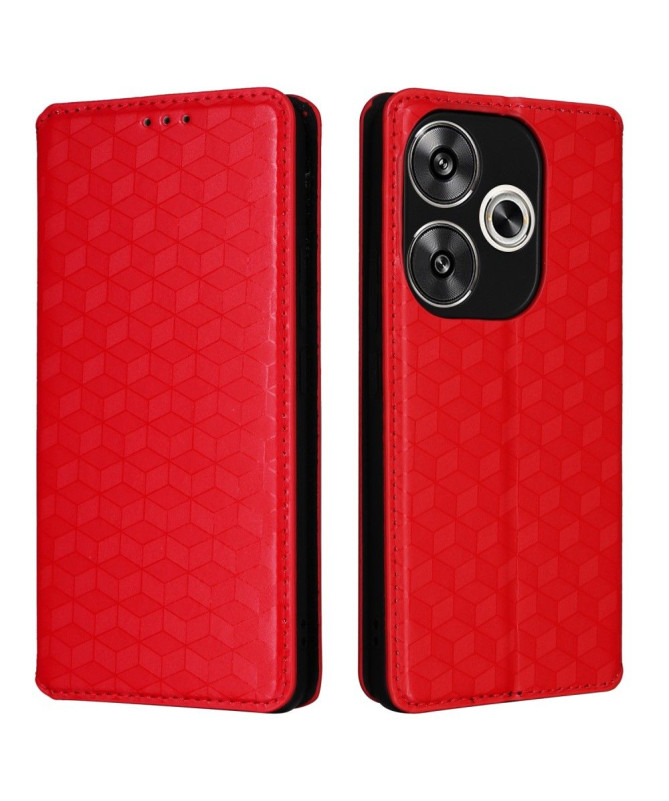 Housse Poco F6 flip cover design géométrie