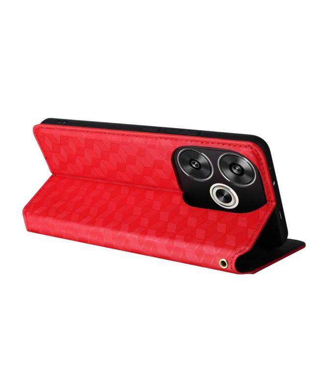 Housse Poco F6 flip cover design géométrie