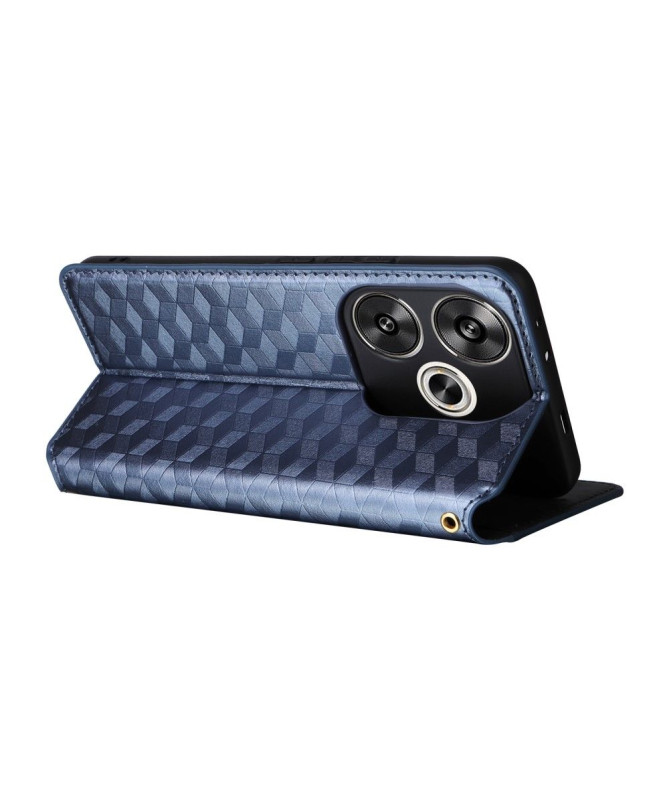 Housse Poco F6 flip cover design géométrie
