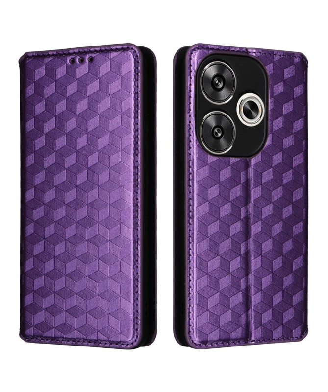 Housse Poco F6 flip cover design géométrie