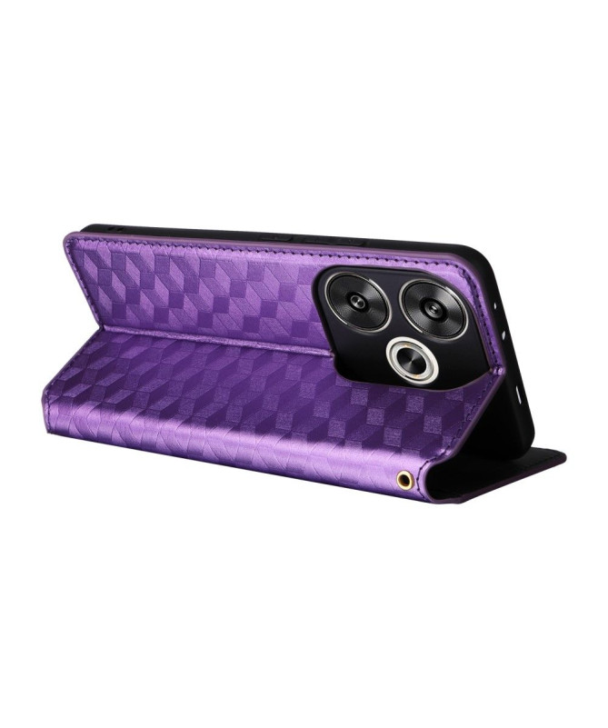 Housse Poco F6 flip cover design géométrie