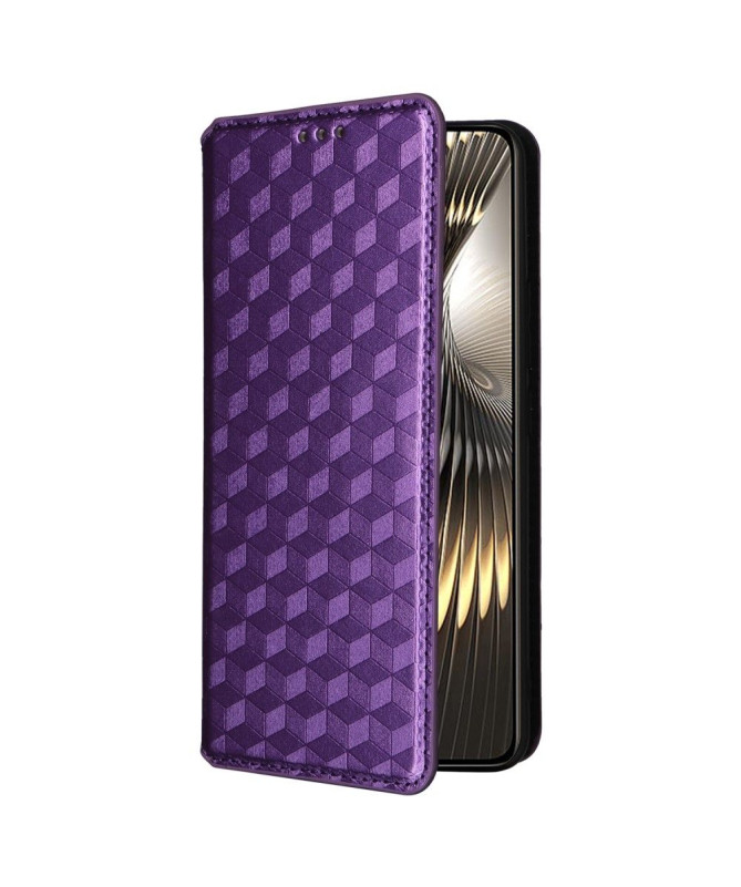 Housse Poco F6 flip cover design géométrie