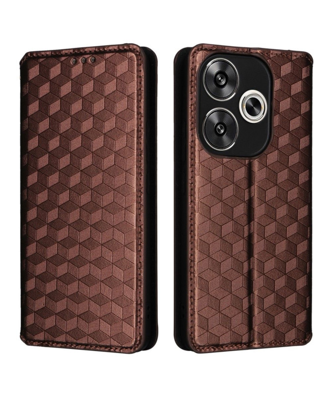 Housse Poco F6 flip cover design géométrie
