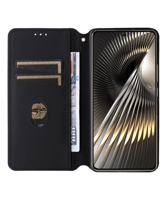 Housse Poco F6 flip cover design géométrie