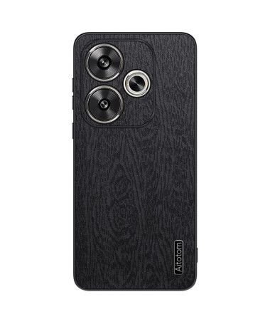 Coque Poco F6 effet cuir style bois