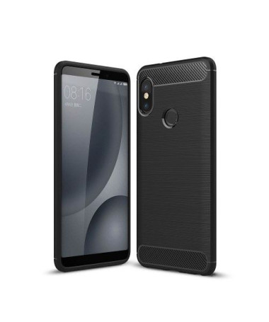 Coque Xiaomi Redmi Note 5 carbone brossée