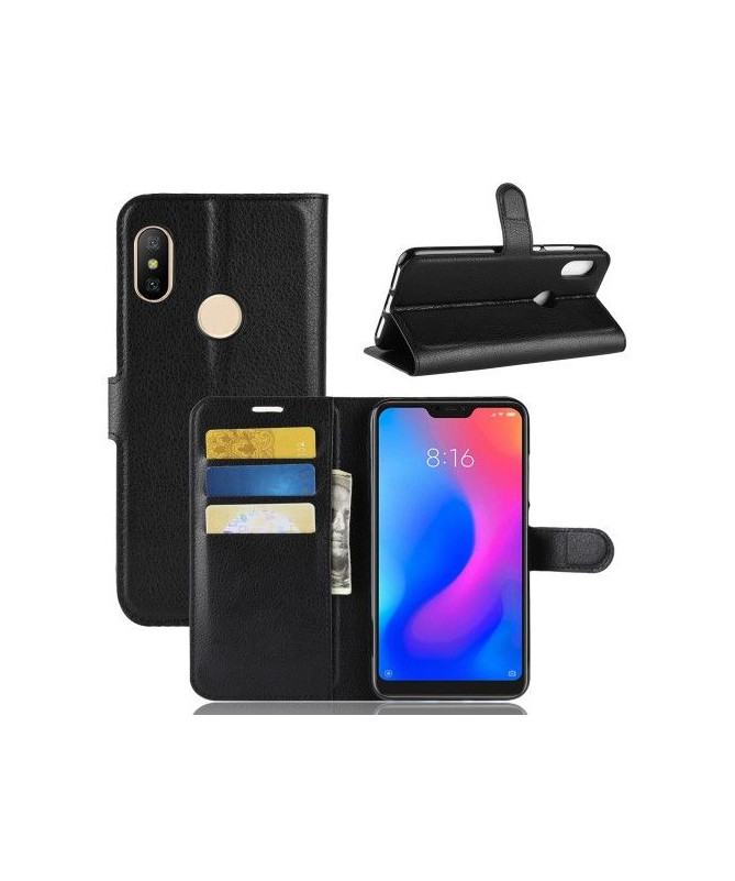 Housse Xiaomi Redmi Note 6 Pro Style cuir porte-cartes