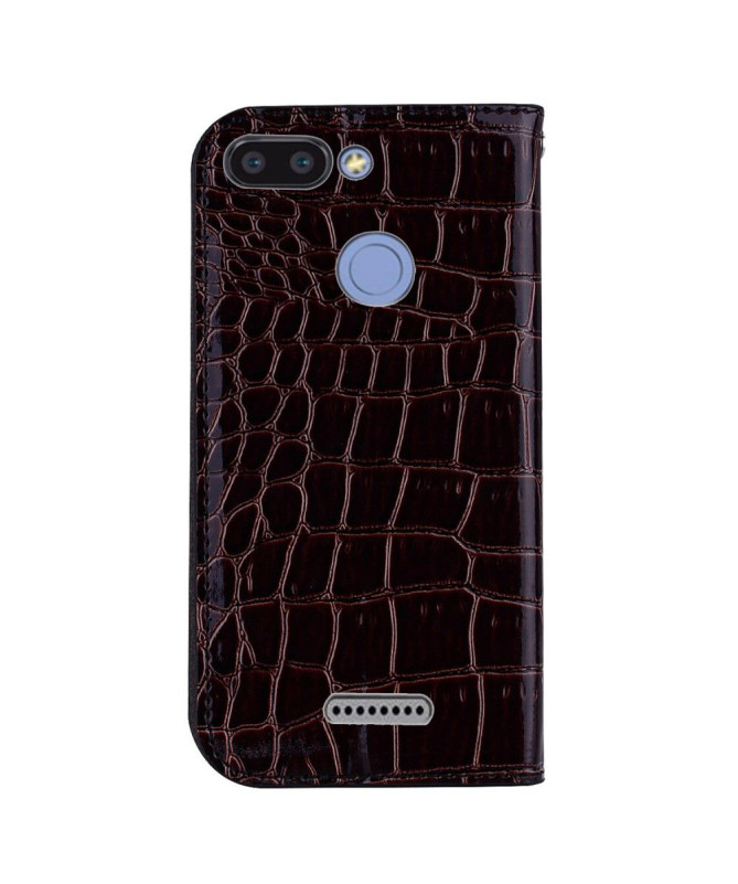 Xiaomi Redmi 6 - Étui luxury croco porte-carte