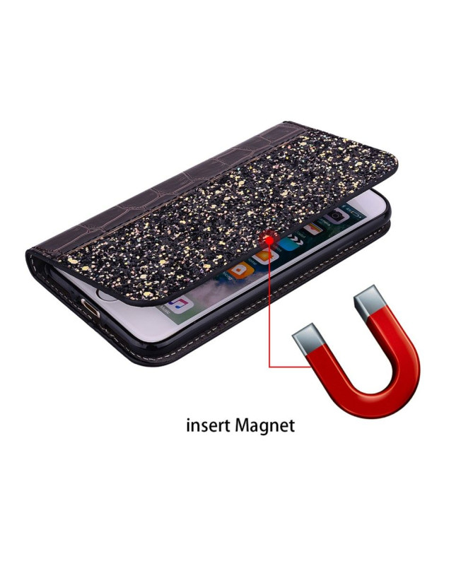 Xiaomi Redmi 6 - Étui luxury croco porte-carte