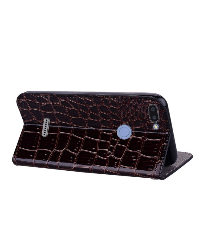 Xiaomi Redmi 6 - Étui luxury croco porte-carte