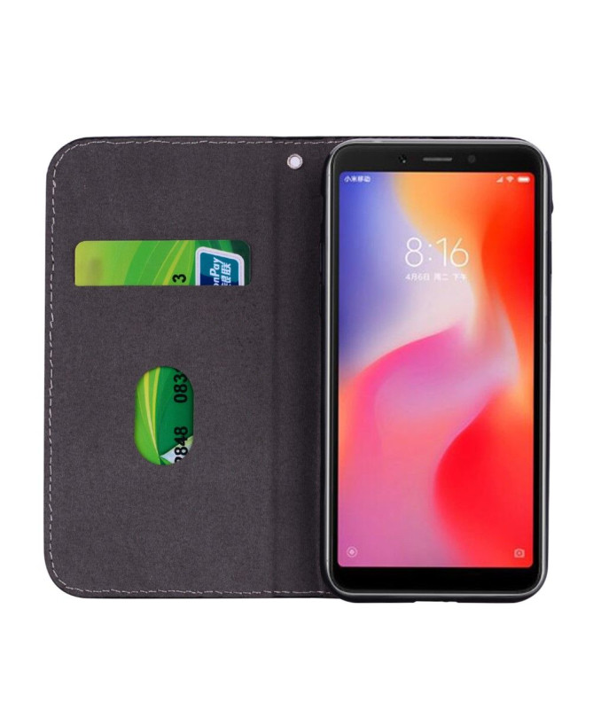 Xiaomi Redmi 6 - Étui luxury croco porte-carte