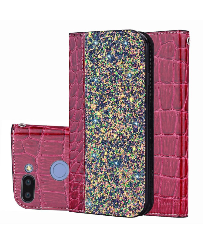 Xiaomi Redmi 6 - Étui luxury croco porte-carte