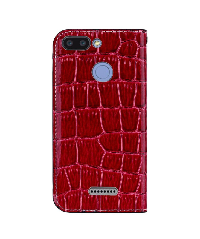 Xiaomi Redmi 6 - Étui luxury croco porte-carte