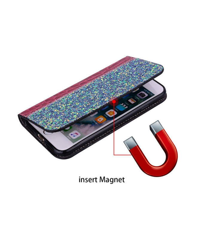 Xiaomi Redmi 6 - Étui luxury croco porte-carte