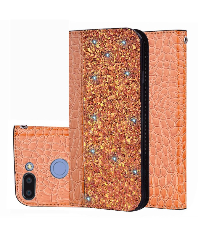 Xiaomi Redmi 6 - Étui luxury croco porte-carte